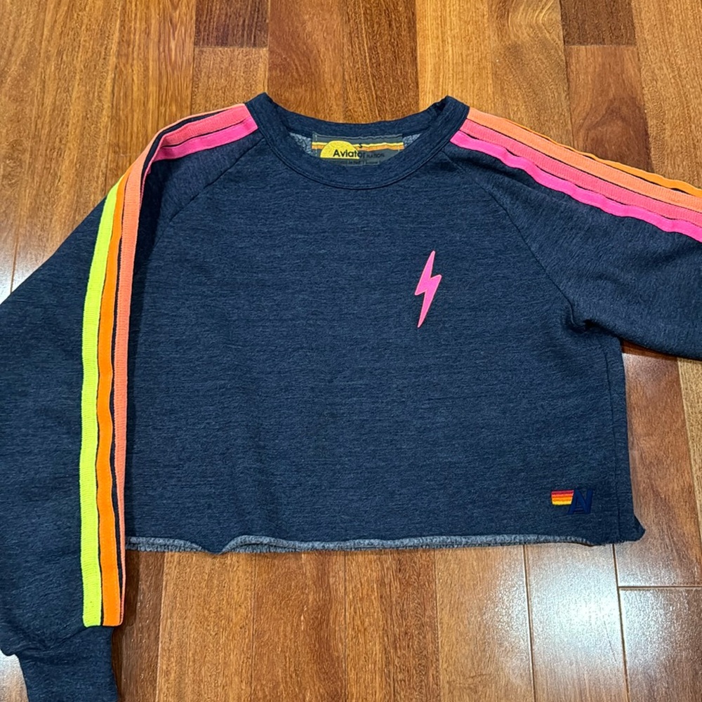 Aviator Nation cropped sweatshirt